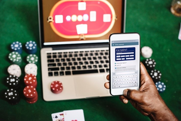 Antarmuka permainan Bingo di platform makwin dengan kartu angka interaktif